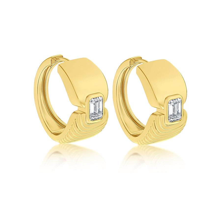 Adiré 18k Huggies earrings ALMASIKA