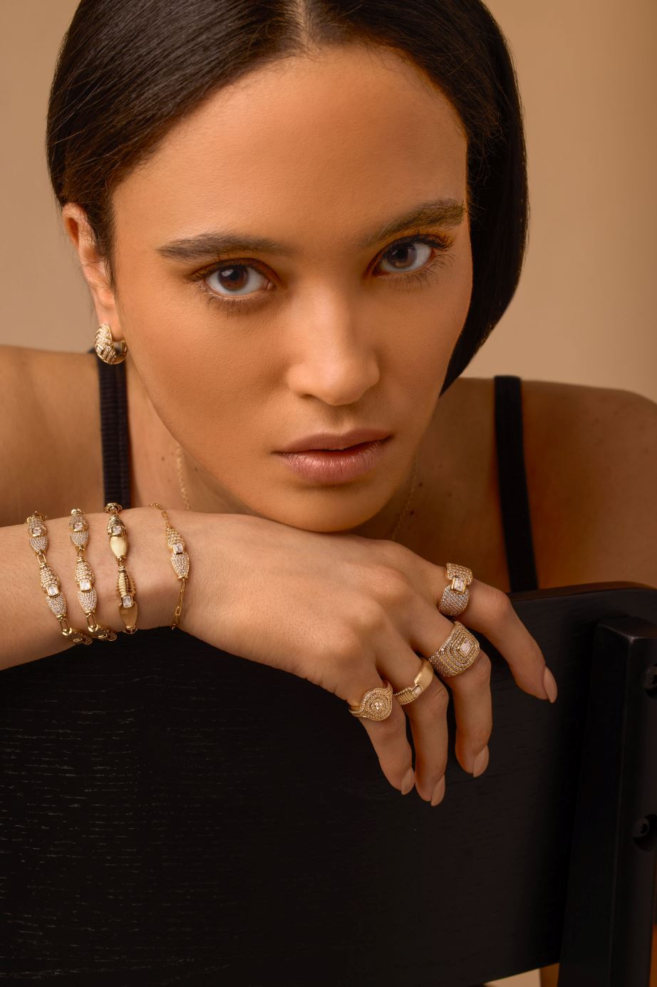 Adiré 18k Pavé Chain Bracelet bracelet ALMASIKA