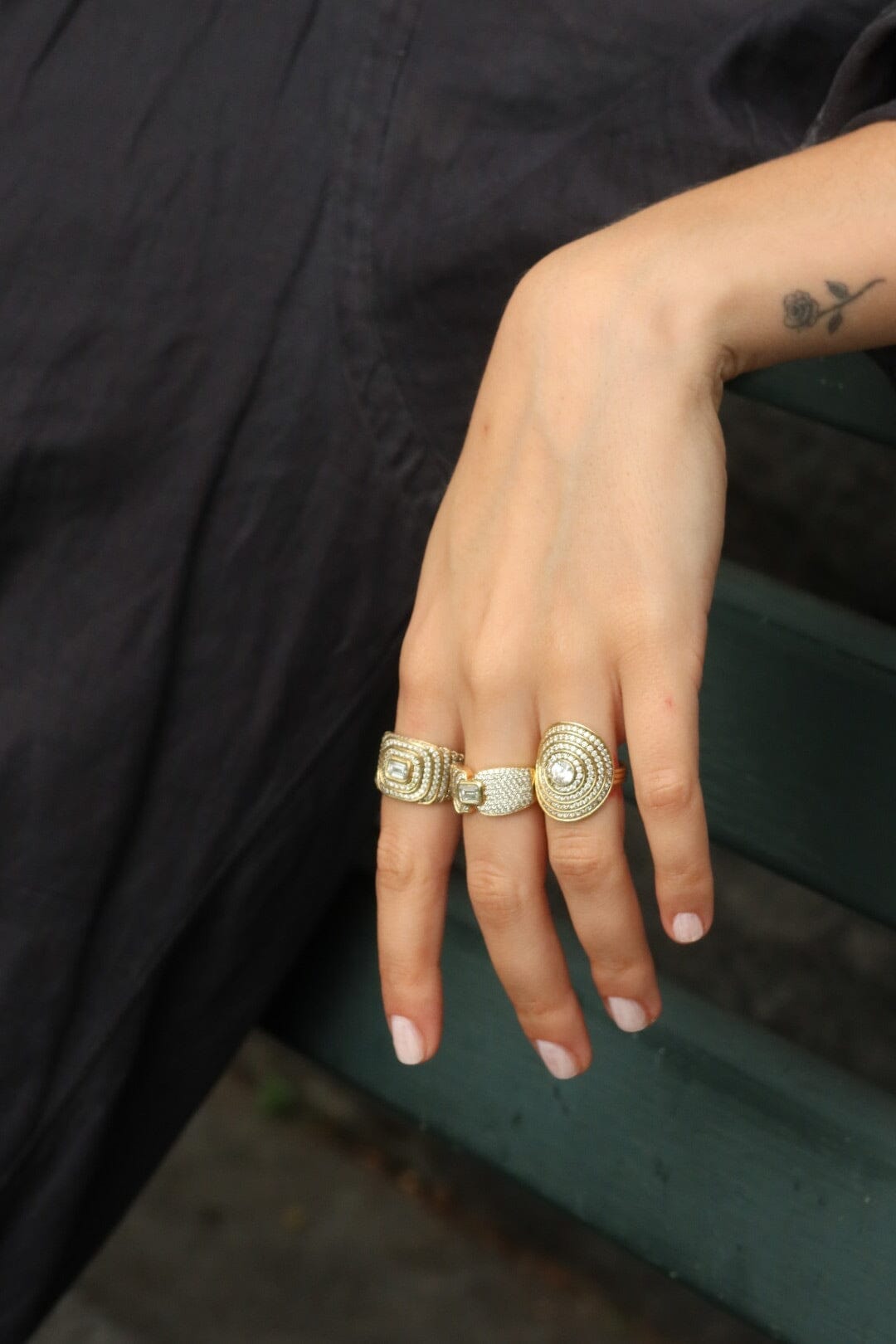 Adiré 18k Pavé Ring Ring ALMASIKA