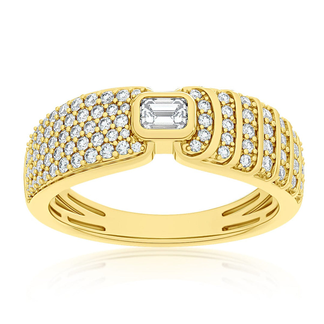 Adiré pavé band ring Ring ALMASIKA