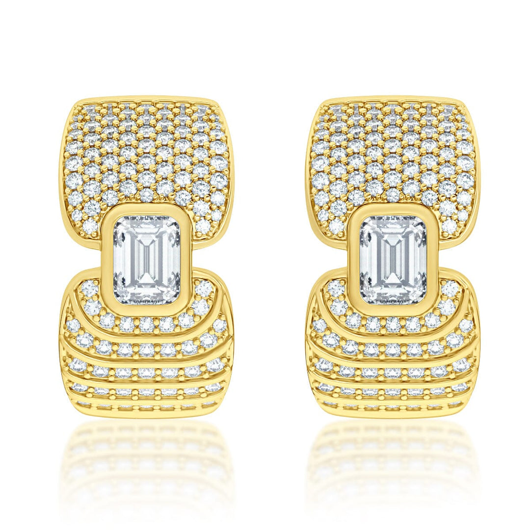 Adiré Pavé Huggies earrings ALMASIKA