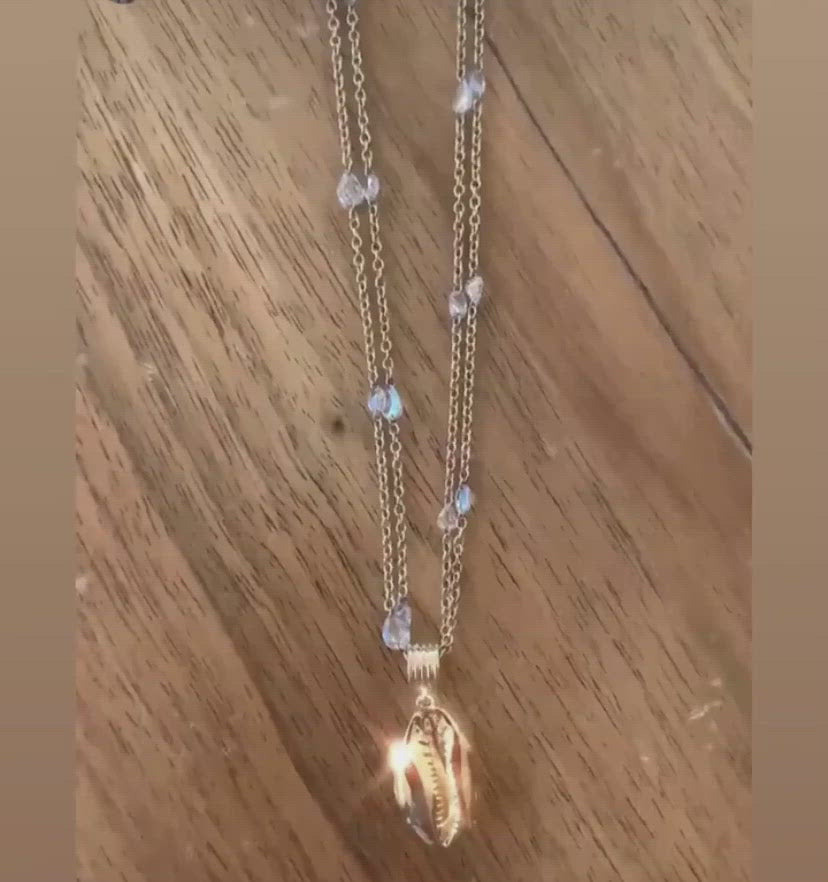 Rose Cut Diamond Strand Necklace