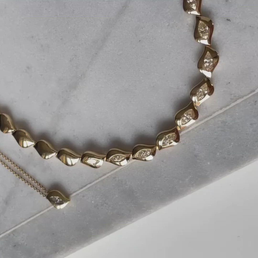 Harmony Diamond Pendant Necklace