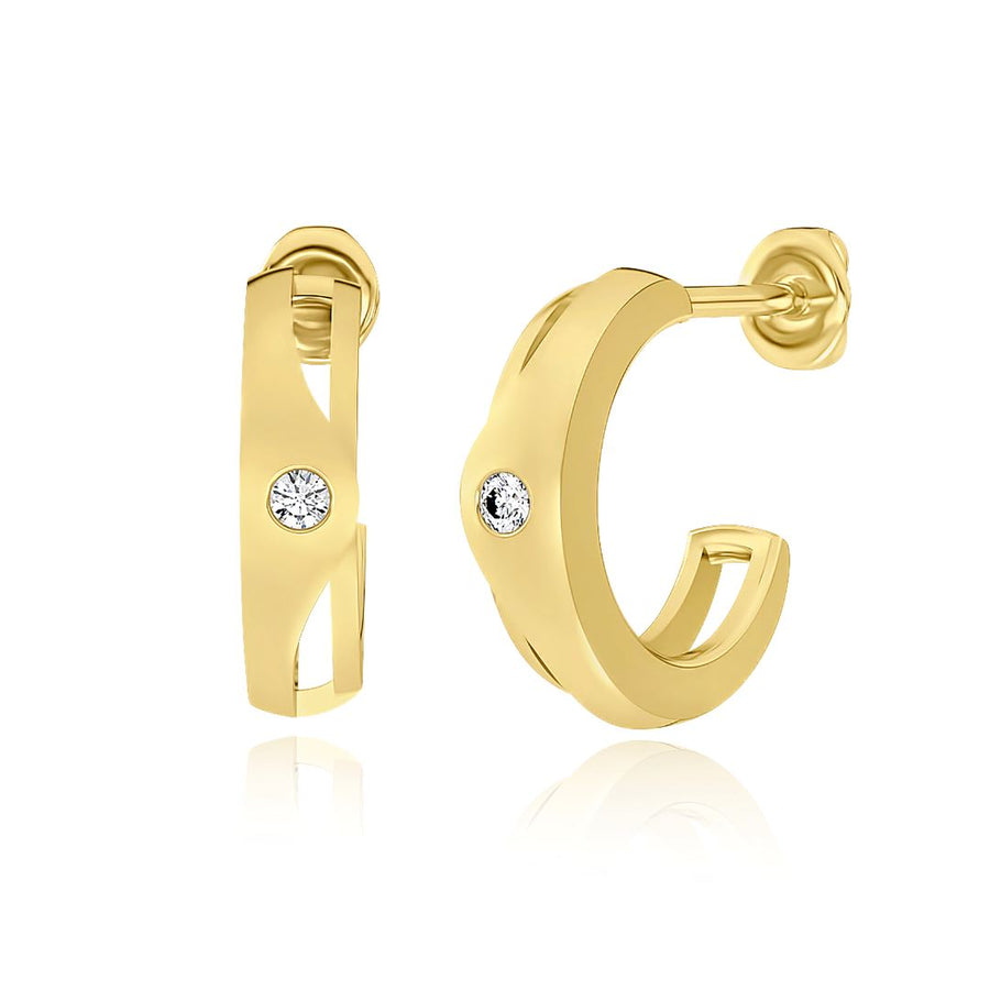 BERCEAU - Bar Hoop Earrings earrings Berceau