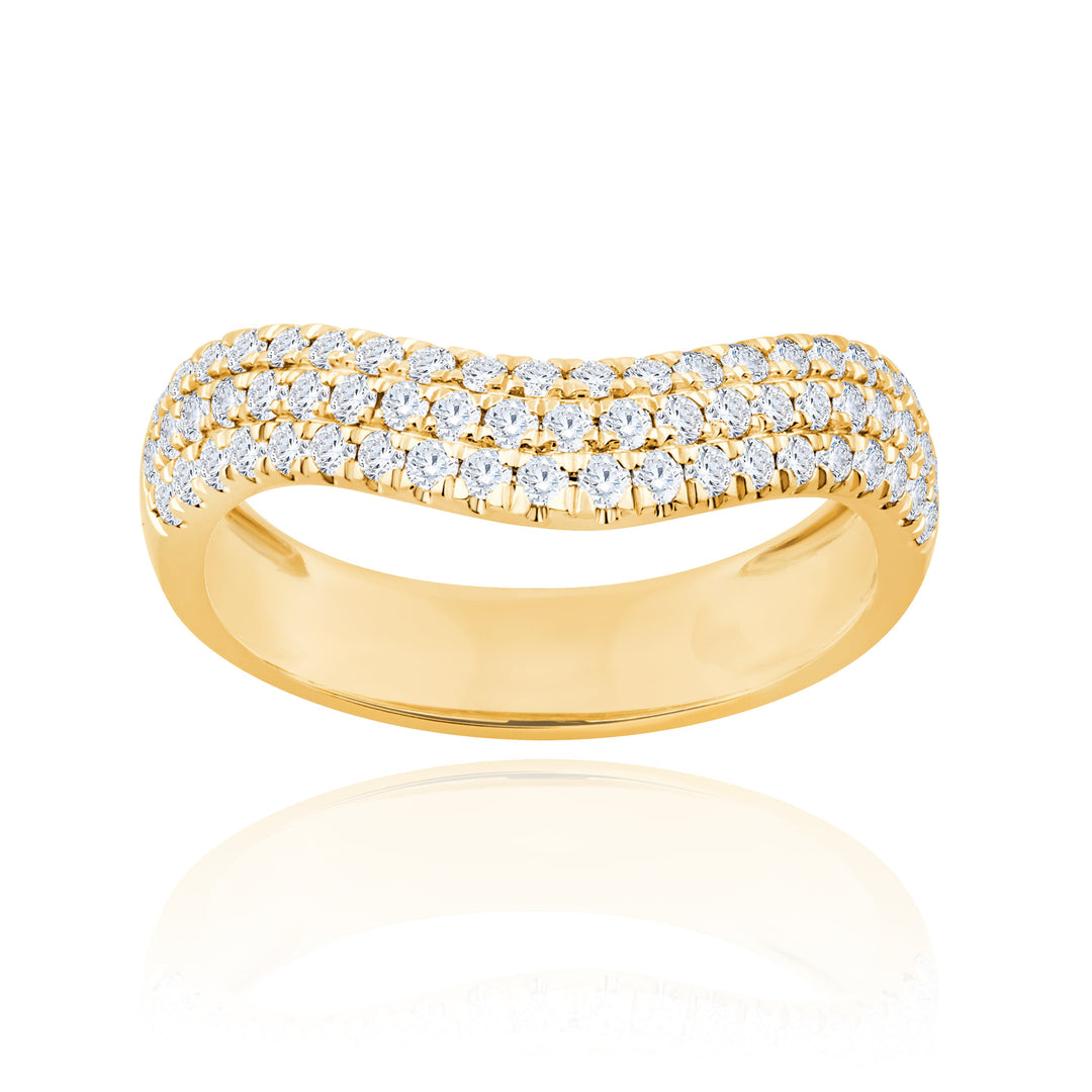 BERCEAU Bombe Diamond Ring Ring ALMASIKA 