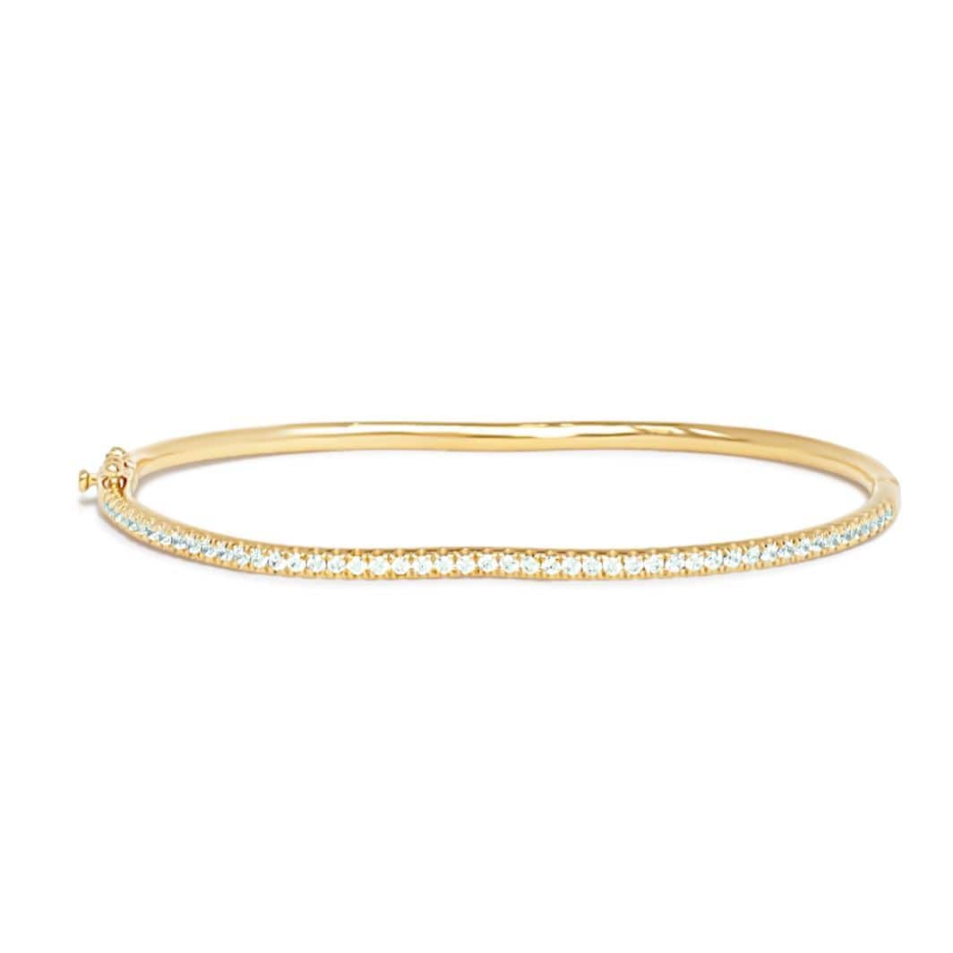 BERCEAU Pave Diamond Berceau Bangle bracelet ALMASIKA 