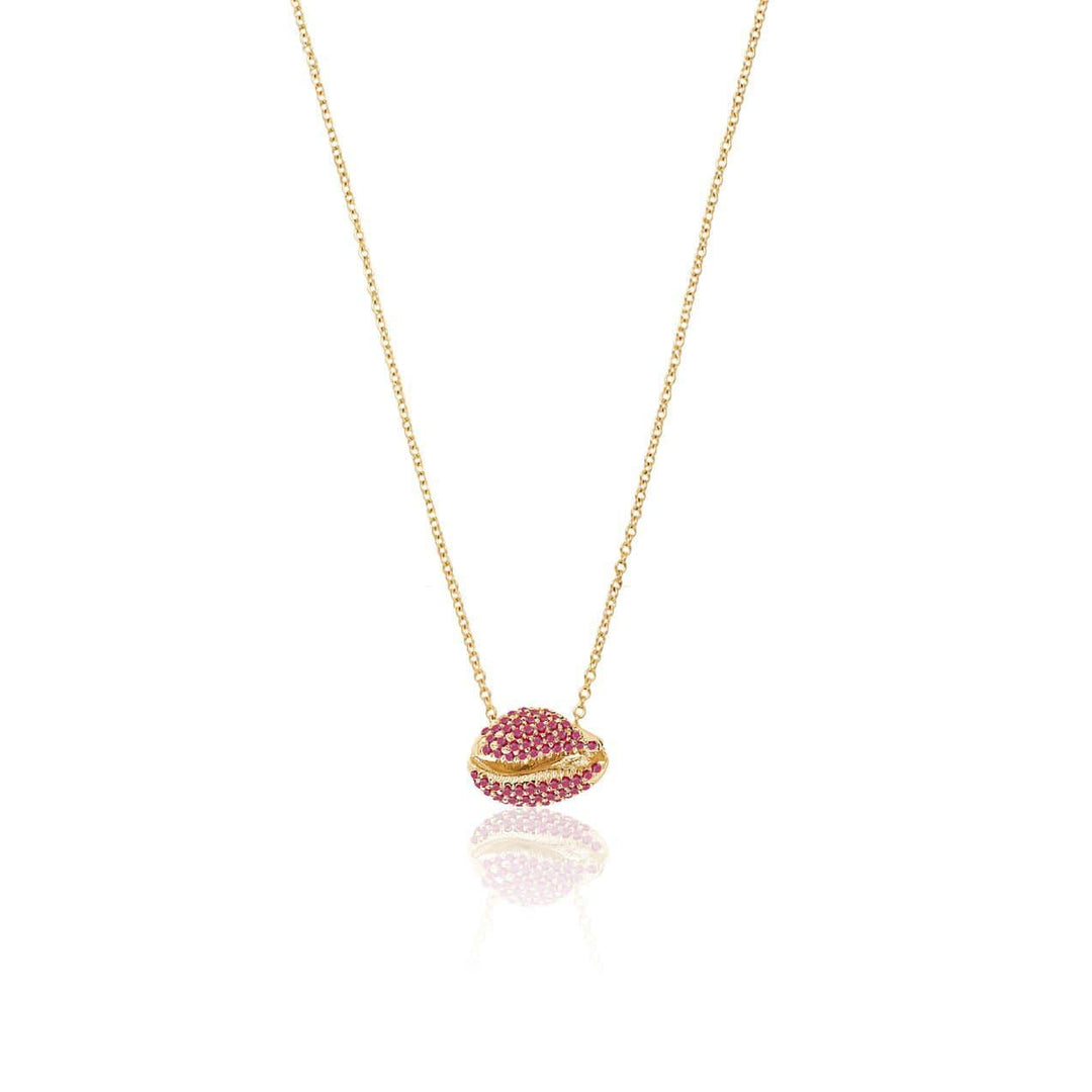 LE CAURI ENDIAMANTÉ - Cauri Arc en Ciel Necklace ALMASIKA