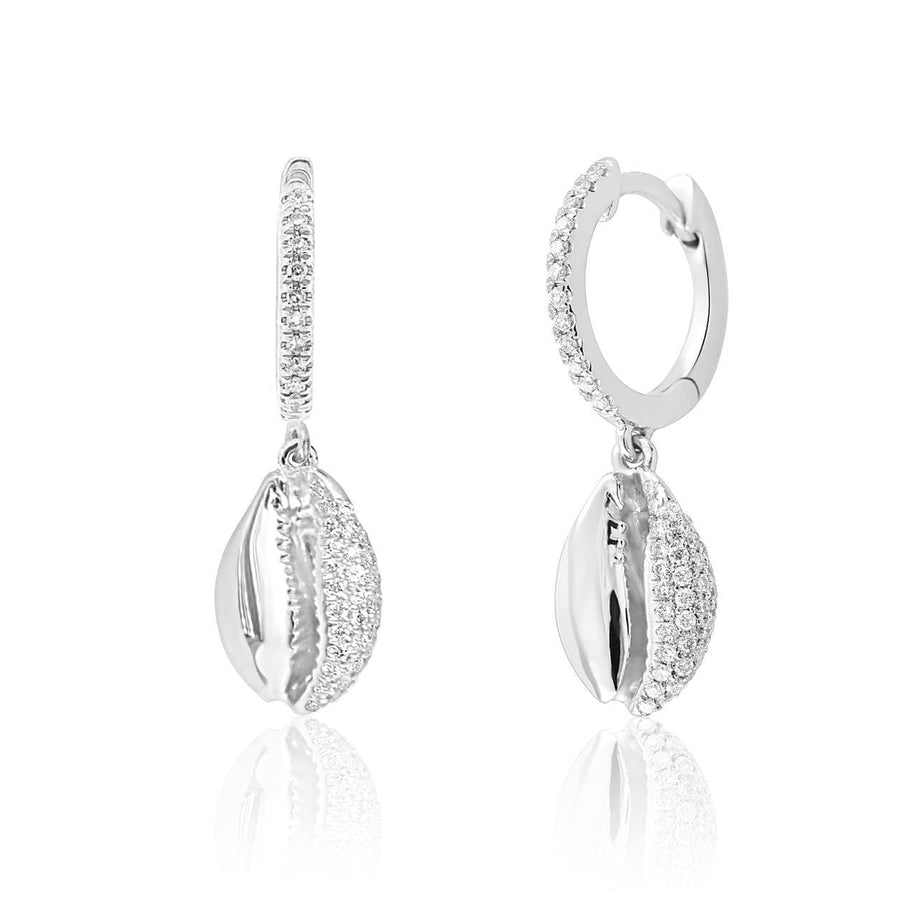 LE CAURI ENDIAMANTÉ - Demi Pave Le Cauri Huggies earrings ALMASIKA 