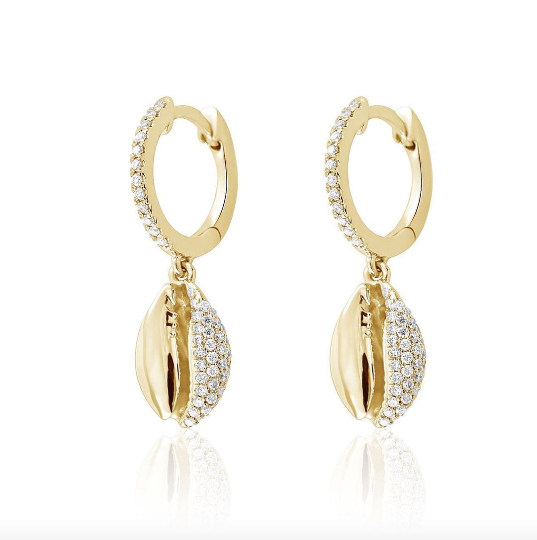 LE CAURI ENDIAMANTÉ - Demi Pave Le Cauri Huggies earrings ALMASIKA