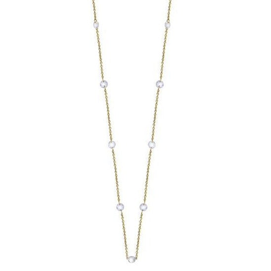 Sagesse - Rose Cut Diamond Strand Necklace ALMASIKA