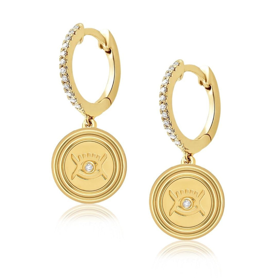 Sagesse - Vidi Pave Huggies earrings ALMASIKA
