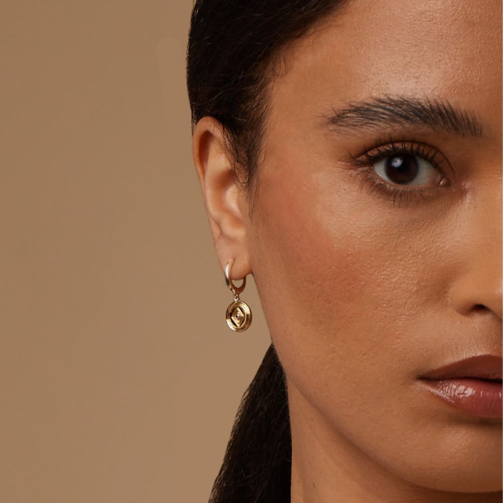 Stella Huggies earrings ALMASIKA