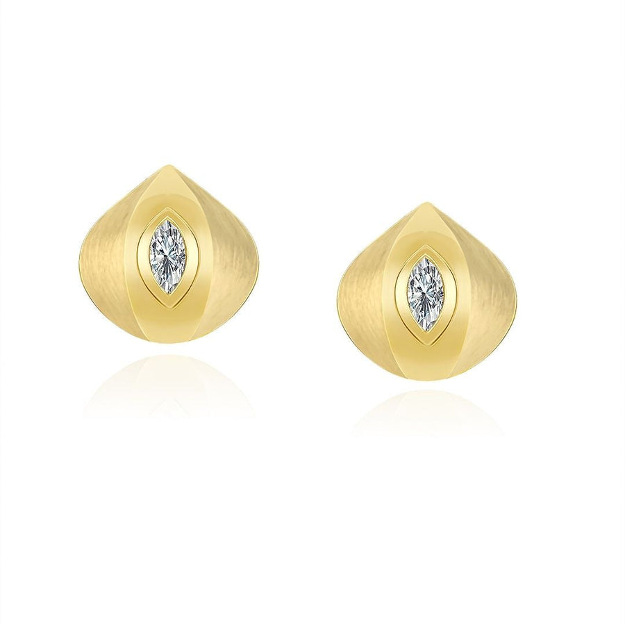 Terra Nova - Gold Studs Necklace ALMASIKA