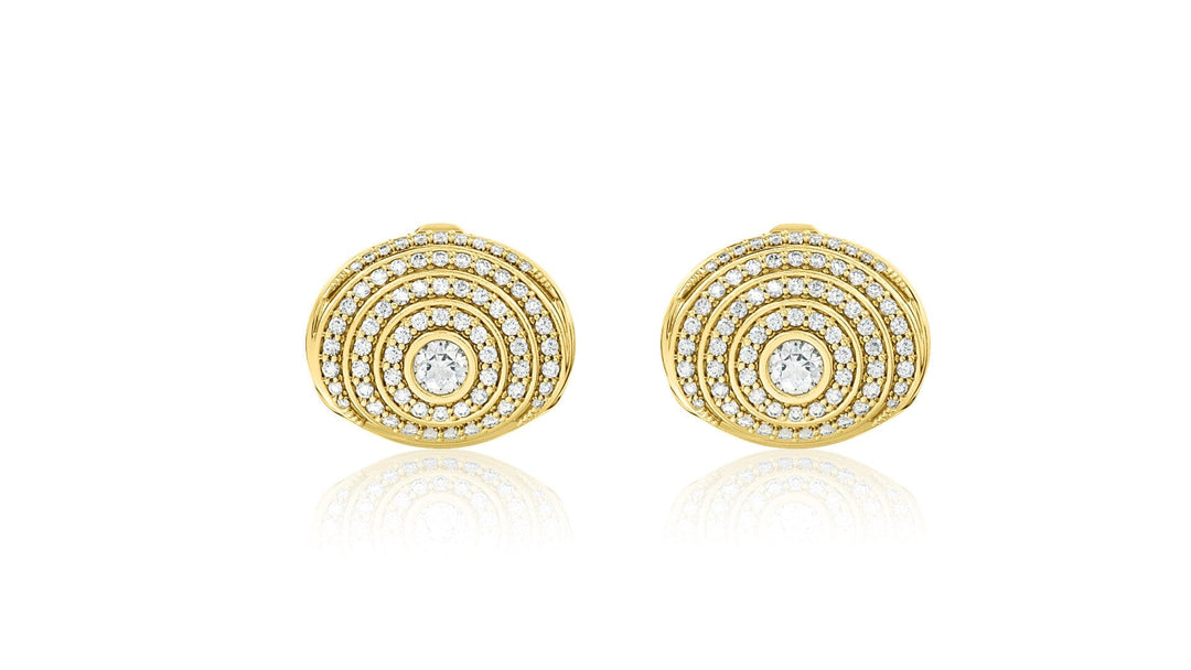 Universum Pave Huggies earrings Universum 