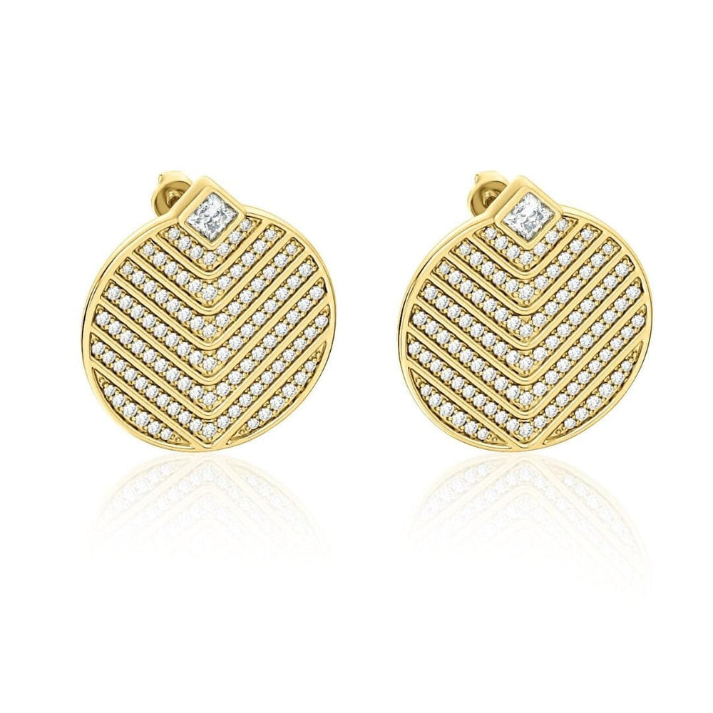 Veni Diamant Pave 23mm Hoops earrings Veni Diamant 