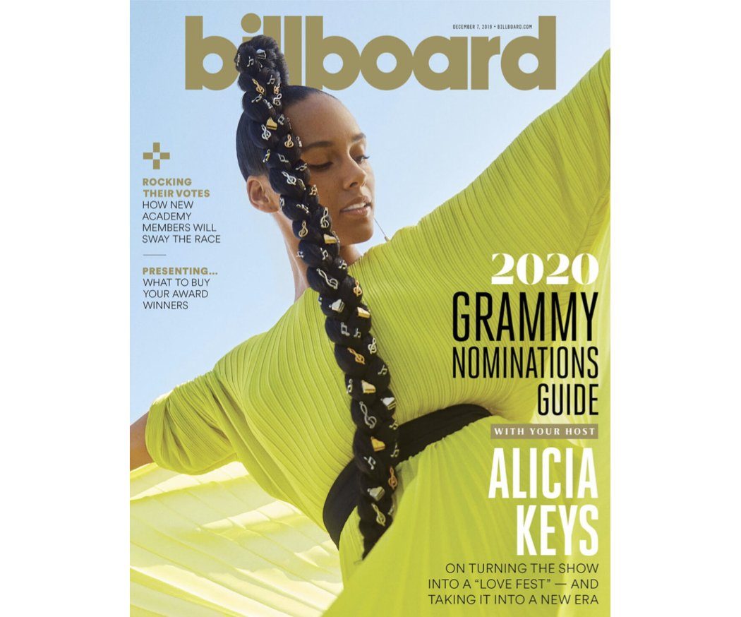 Alicia Keys wears ALMASIKA on Billboard
