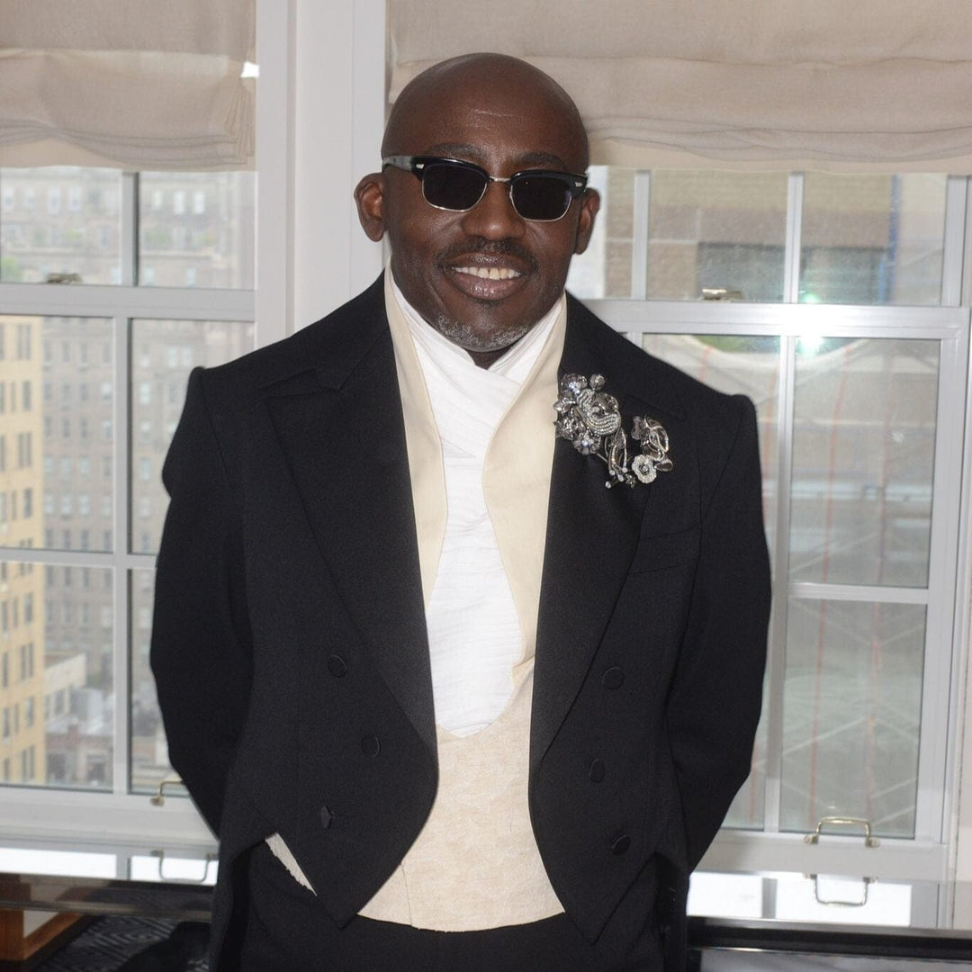Almasika at the Met Gala with Edward Enninful