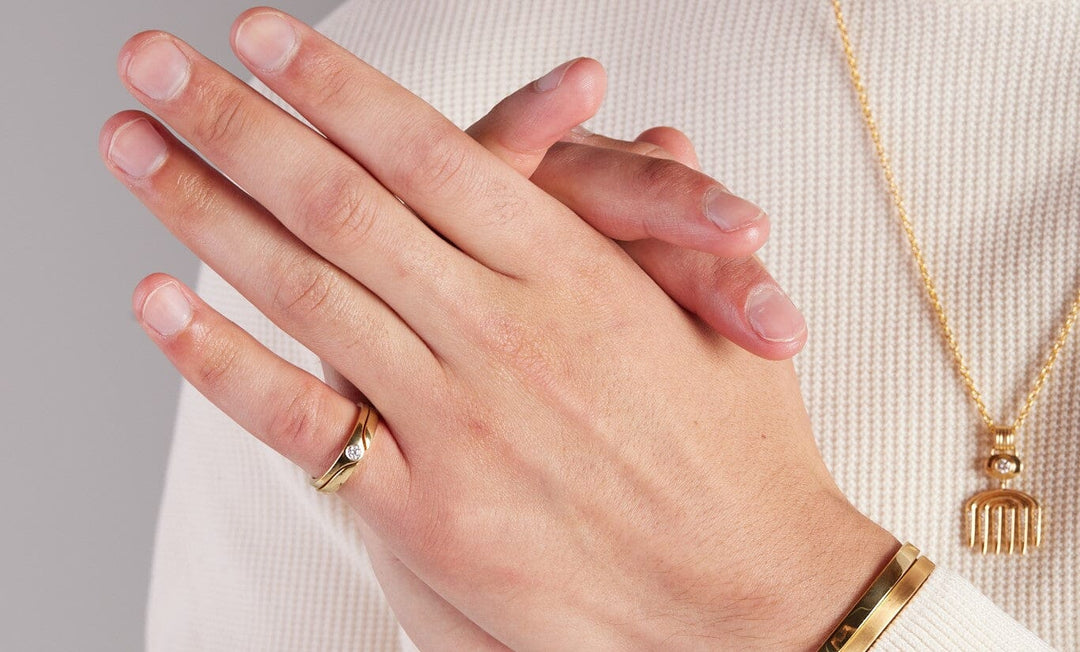 Wedding bands for him
