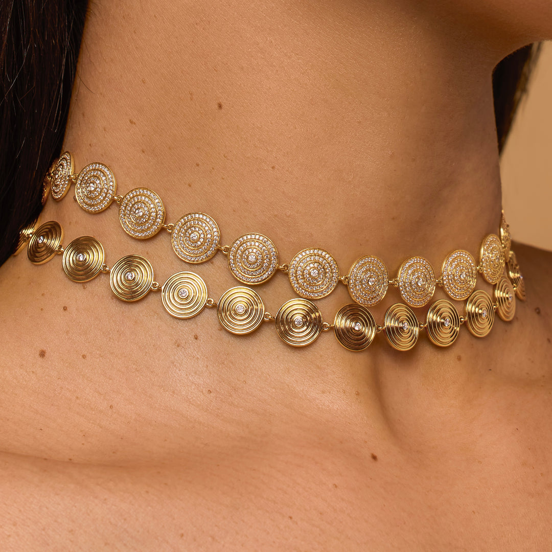 Universum Pavé Diamond Tennis Necklace