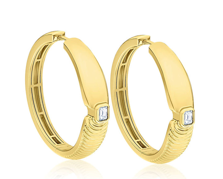 Adiré 18k Hoops earrings ALMASIKA 