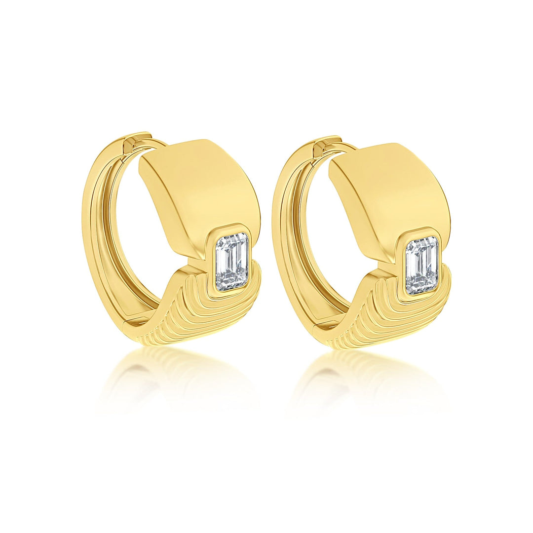 Adiré 18k Huggies earrings ALMASIKA 