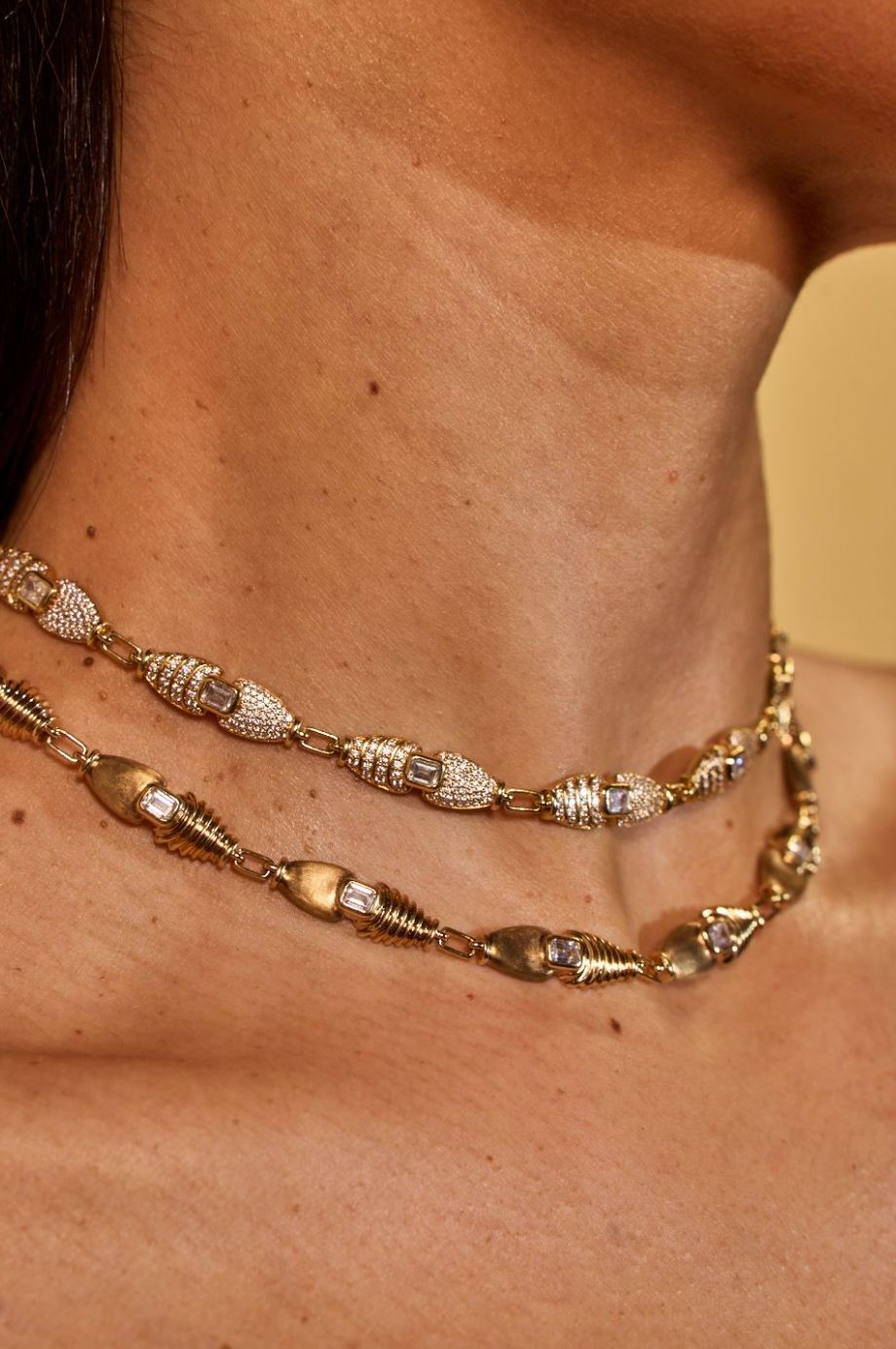 Adiré 18k Pavé Tennis Necklace Necklace ALMASIKA 