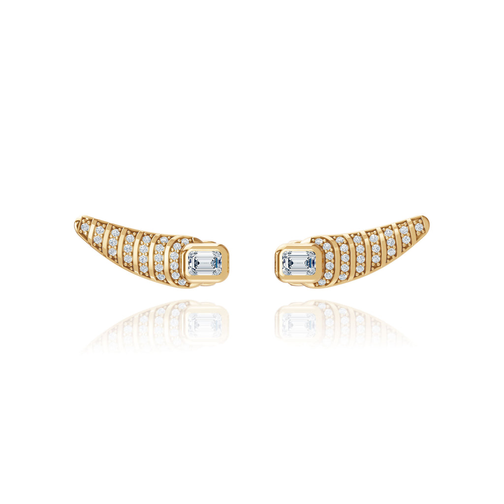 Adiré Diamond Pave Climber Earrings