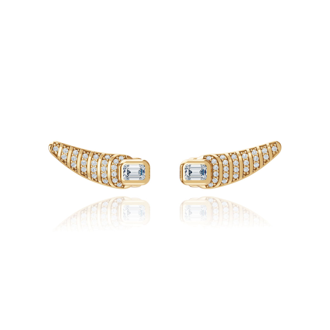 Adiré Diamond Pave Climber Earrings earrings ALMASIKA 