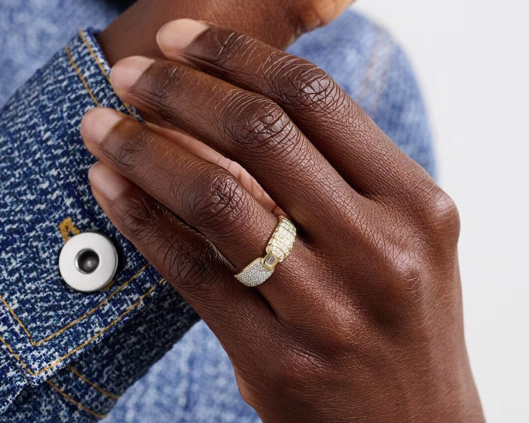 Adiré Pavé Diamond Band Ring Ring ALMASIKA 
