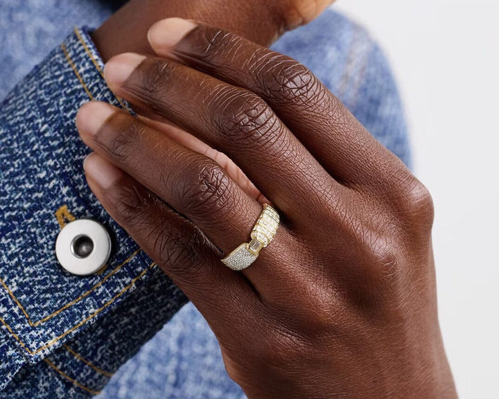 Adiré Pavé Diamond Band Ring Ring ALMASIKA 