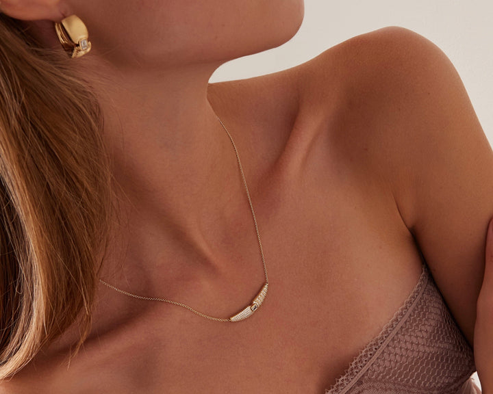 Adiré Pavé Diamond Chain Necklace Necklace ALMASIKA 