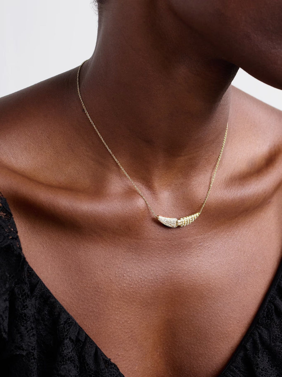 Adiré Pavé Diamond Chain Necklace Necklace ALMASIKA 