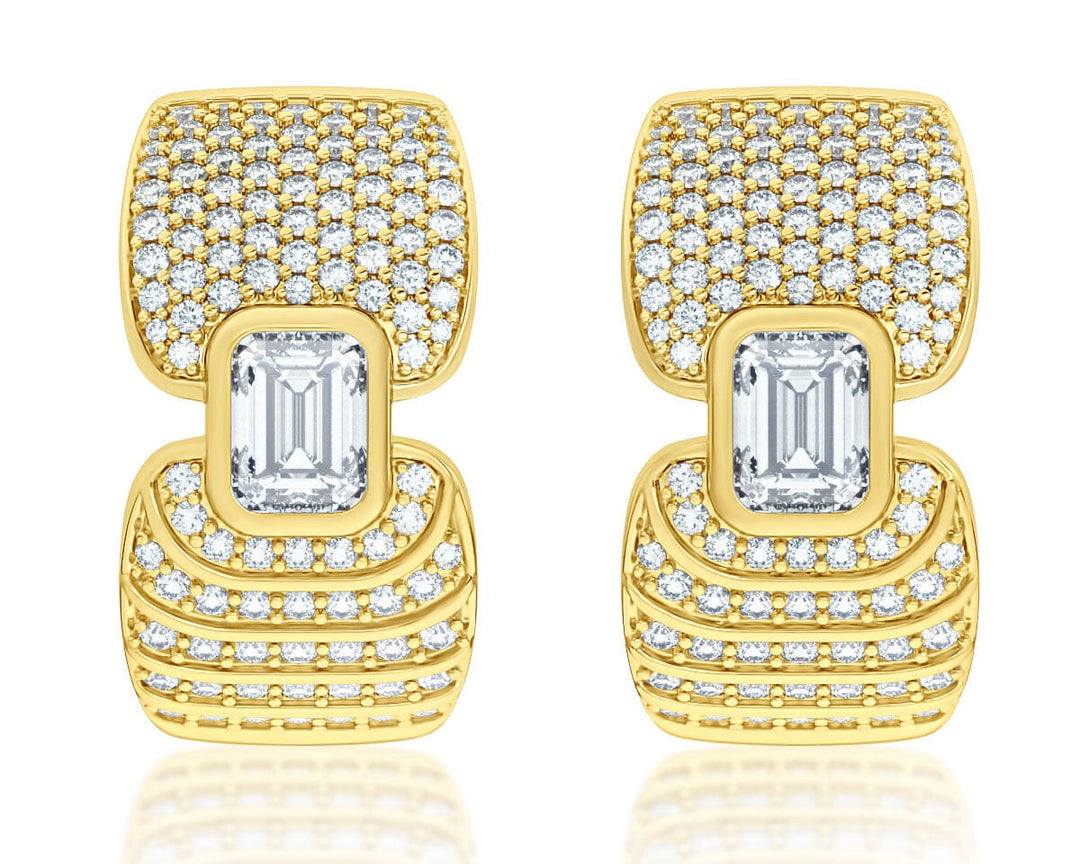 Adiré Pavé Diamond Earrings earrings ALMASIKA 