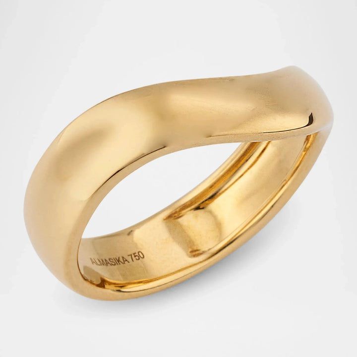 Berceau Bombée Gold Ring Ring Berceau 