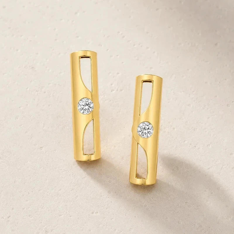 Berceau Diamond Bar Earrings earrings Berceau 