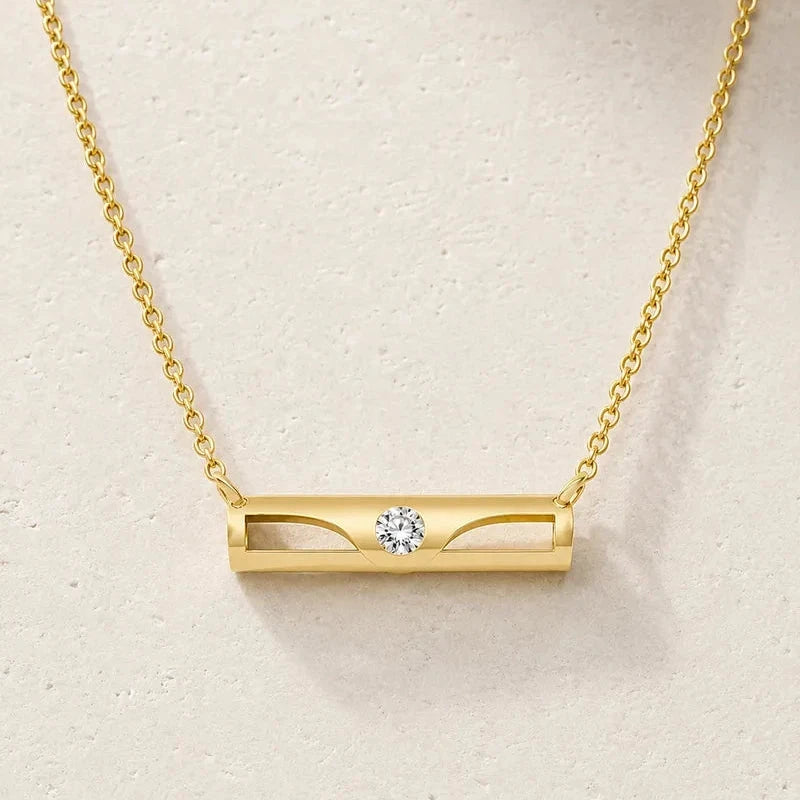 Berceau Diamond Bar Necklace Necklace Berceau 