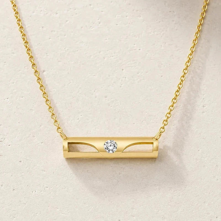 Berceau Diamond Bar Necklace Necklace Berceau 