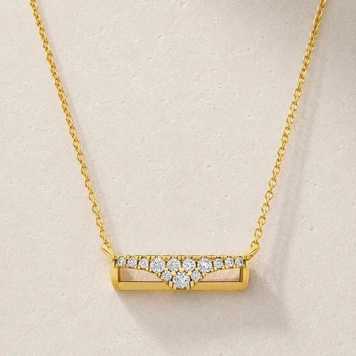 Berceau Pavé Diamond Bar Necklace Necklace Berceau 