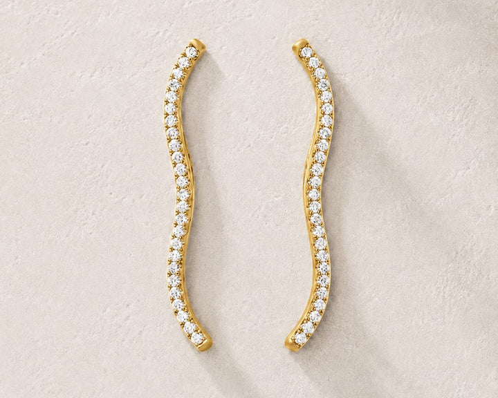Berceau Pavé Diamond Ear Climbers earrings Berceau 