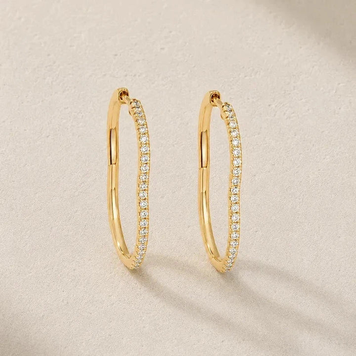 Berceau Pavé Diamond Grande Hoop Earrings earrings Berceau 