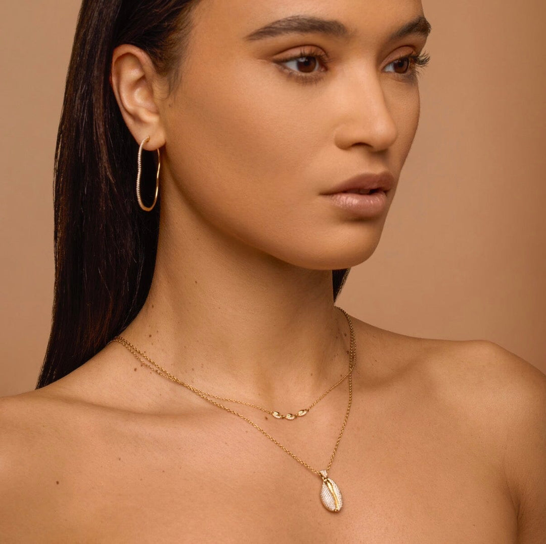 Berceau Pavé Diamond Grande Hoop Earrings earrings Berceau 