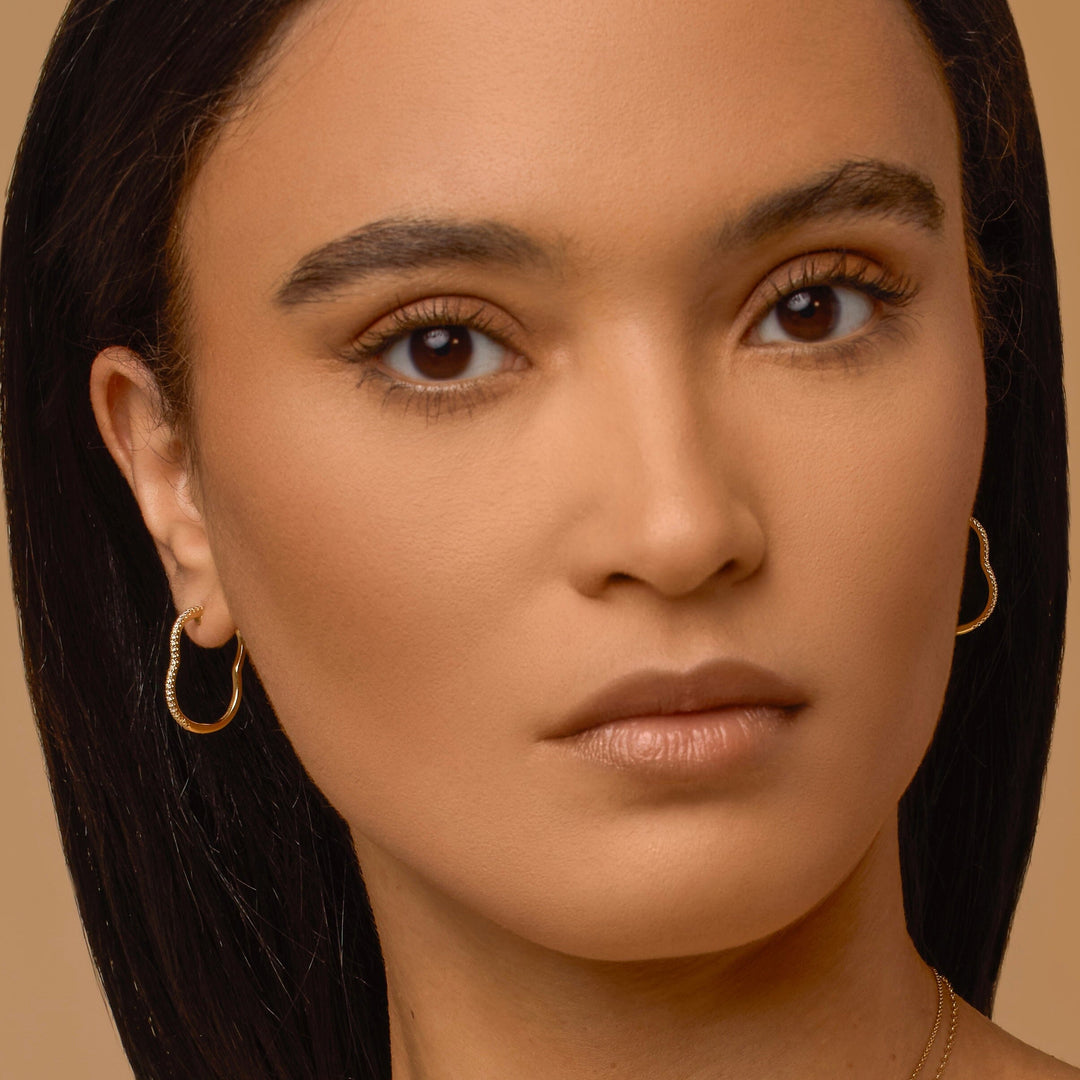 Berceau Pavé Diamond Hoop Earrings earrings Berceau 