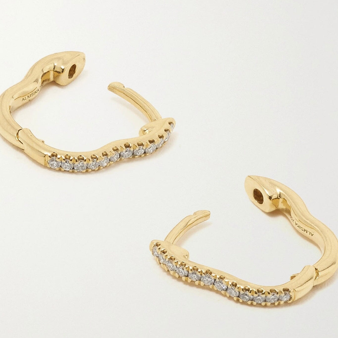 Berceau Pavé Diamond Huggie Earrings earrings Berceau 