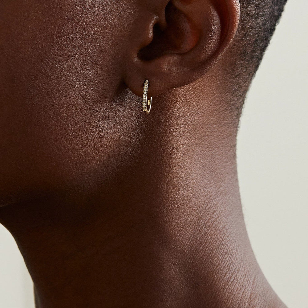 Berceau Pavé Diamond Huggie Earrings earrings Berceau 