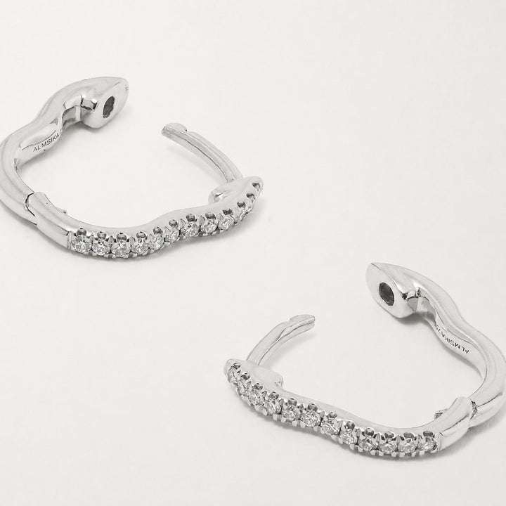 Berceau Pavé Diamond Huggie Earrings earrings Berceau 
