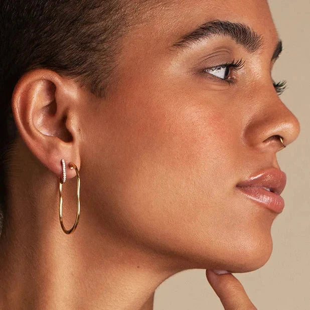 Berceau Pavé Diamond Huggie Earrings earrings Berceau 