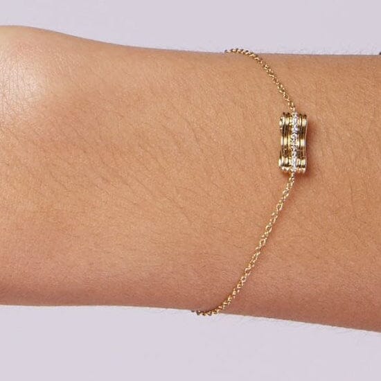 Berceau Pavé Diamond Motif Chain Bracelet bracelet Berceau 