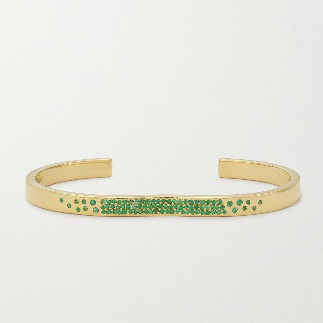 Berceau Pavé Emerald Open Cuff bracelet Berceau 
