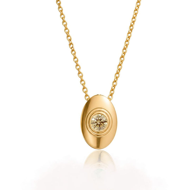Bezel Champagne Necklace Necklace Sagesse 