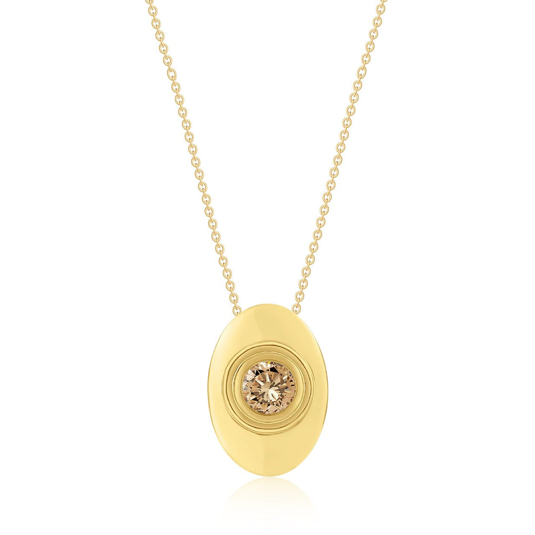 Bezel Champagne Necklace Necklace Sagesse 